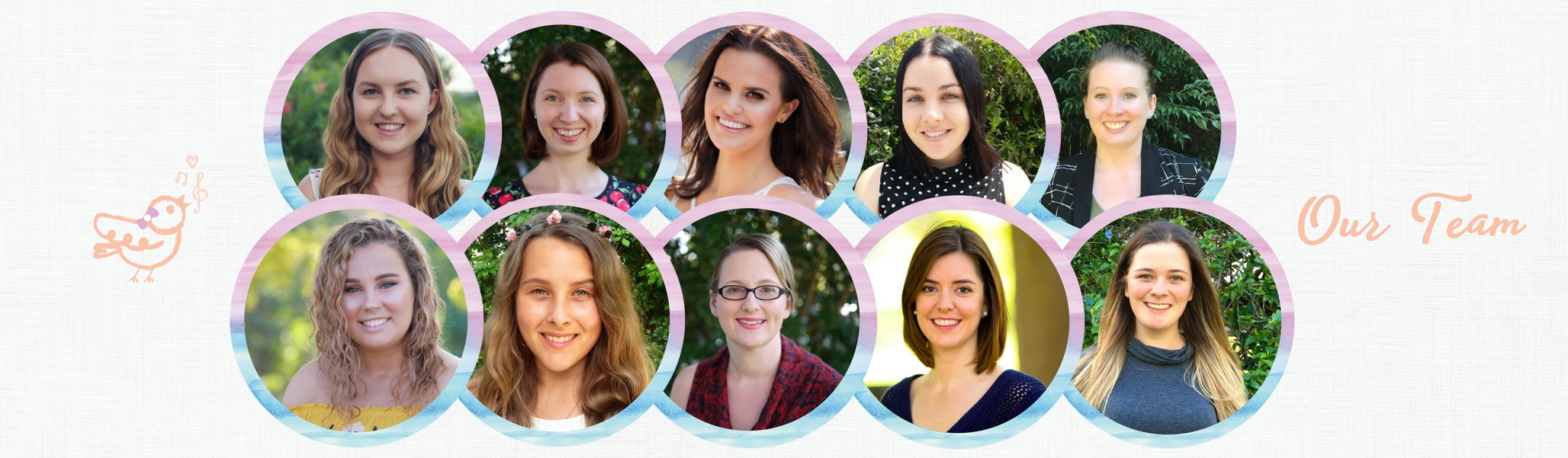 The smiling faces of the Hush Little Baby team