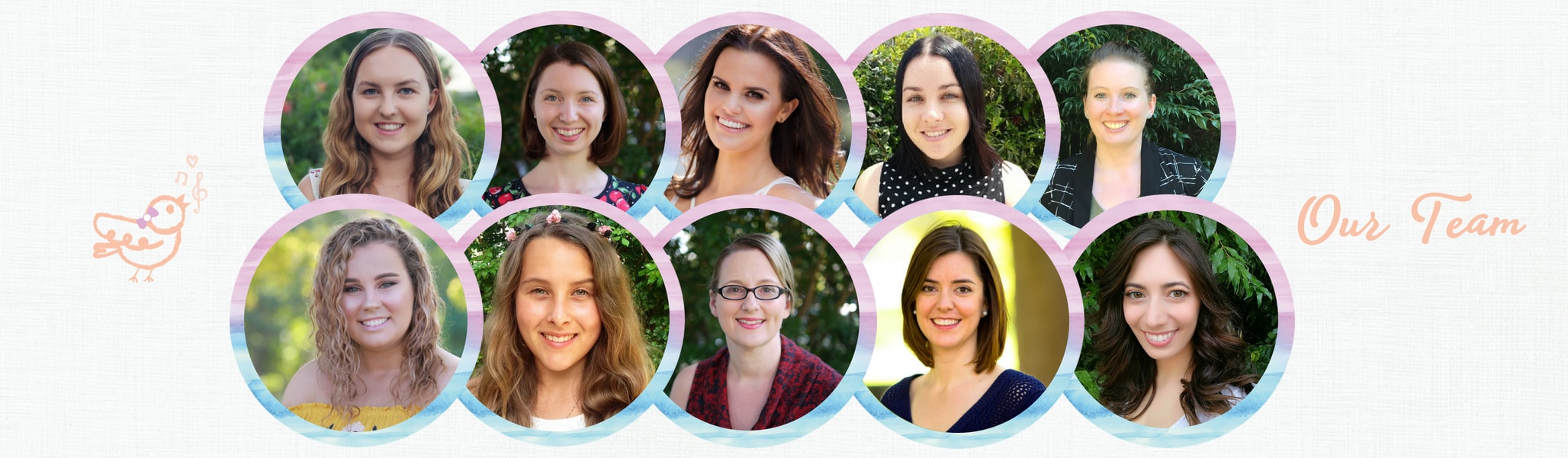 The smiling faces of the Hush Little Baby team