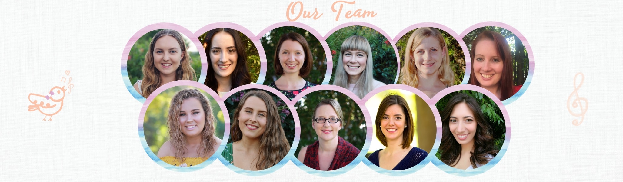 The smiling faces of the Hush Little Baby team