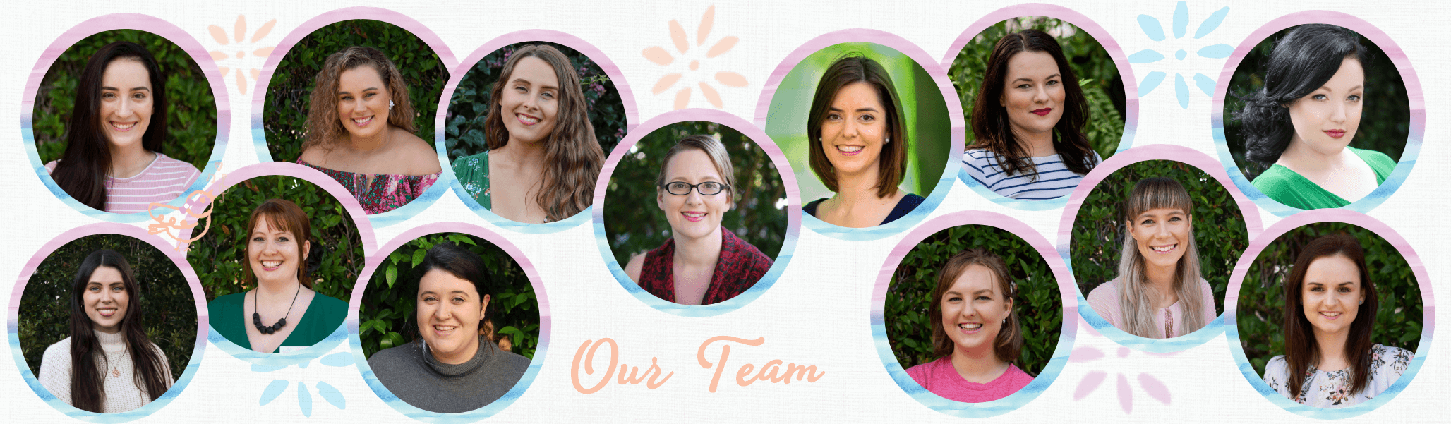 The smiling faces of the Hush Little Baby team