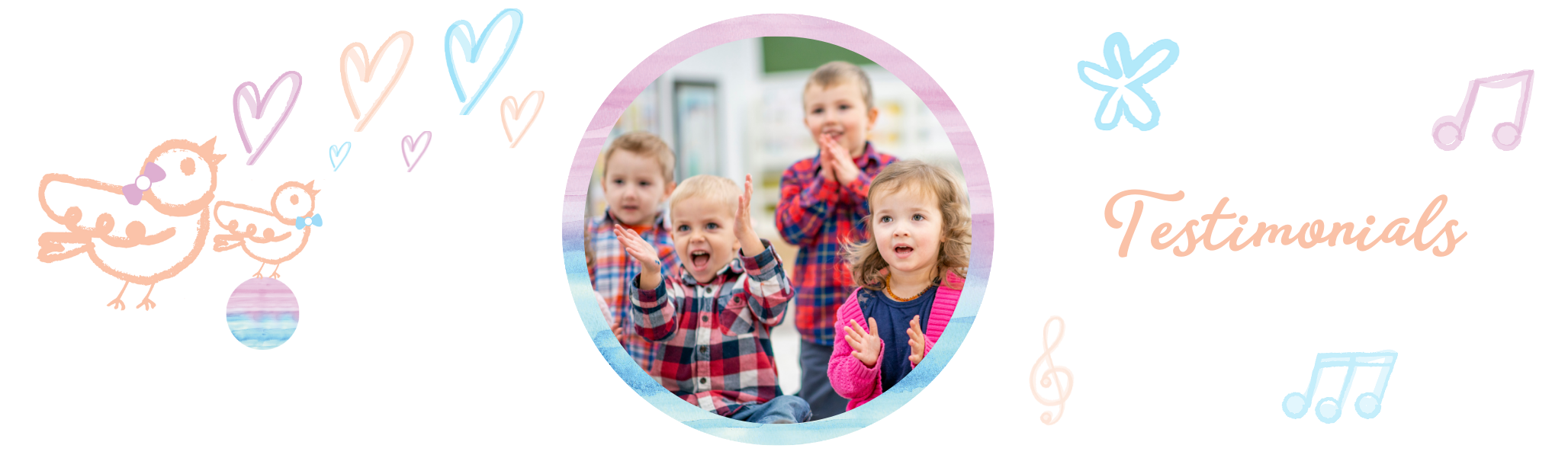 Childcare testimonials banner