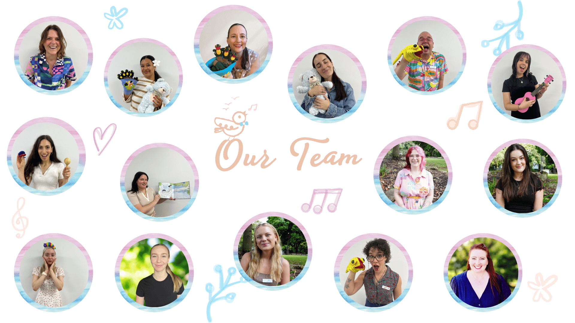 The smiling faces of the Hush Little Baby team