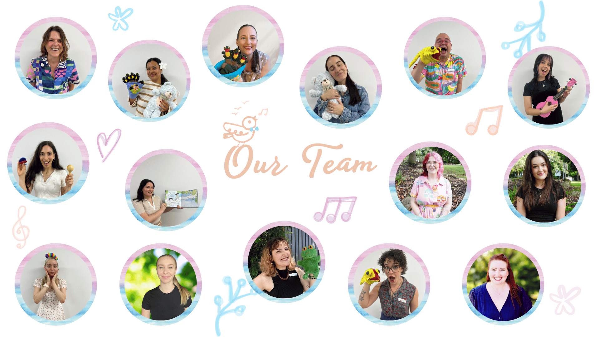 The smiling faces of the Hush Little Baby team