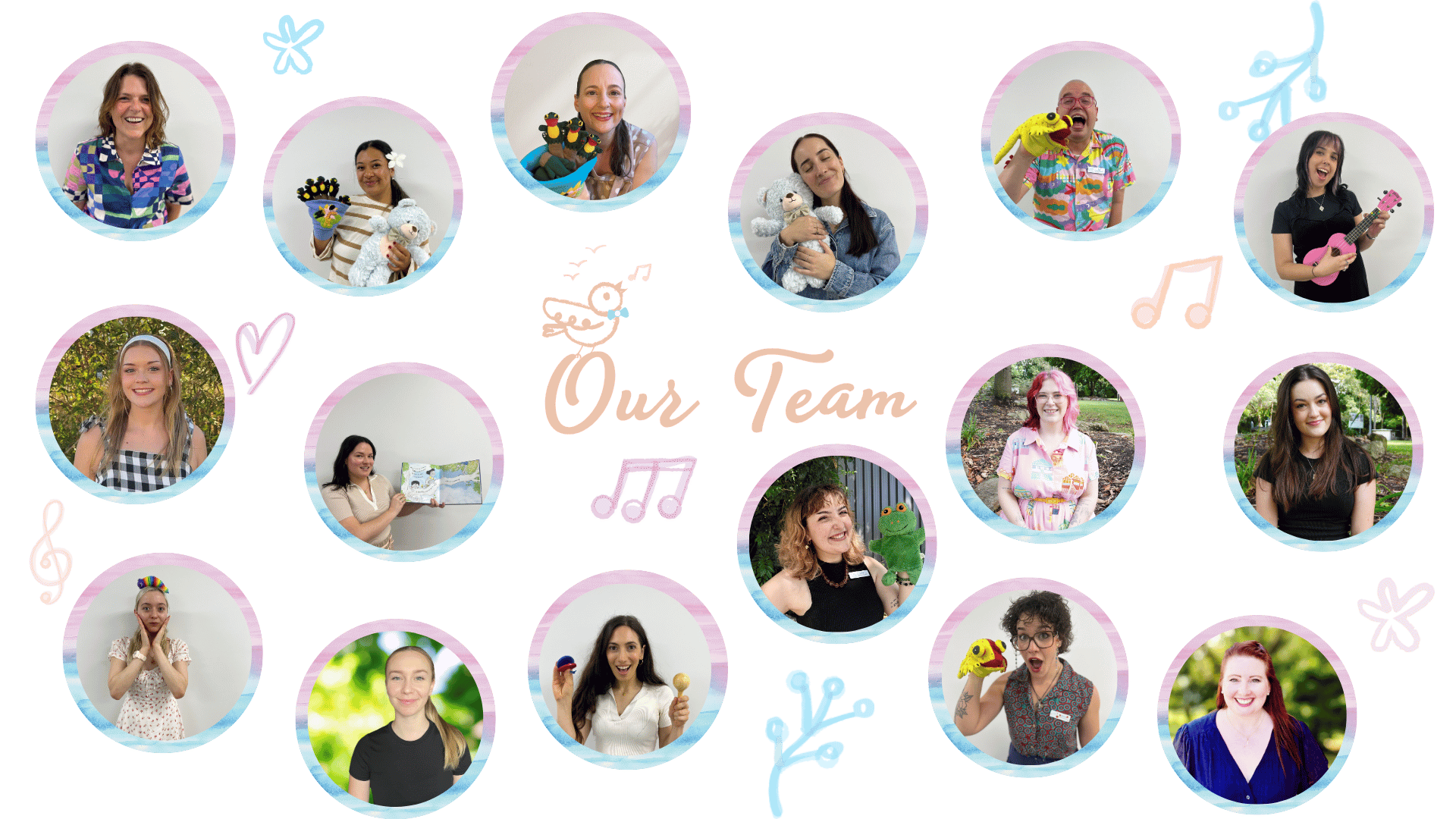 The smiling faces of the Hush Little Baby team